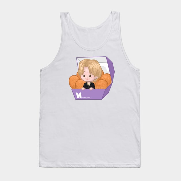 Army Chicken Nugget Jungkook Tank Top by Khotekmei